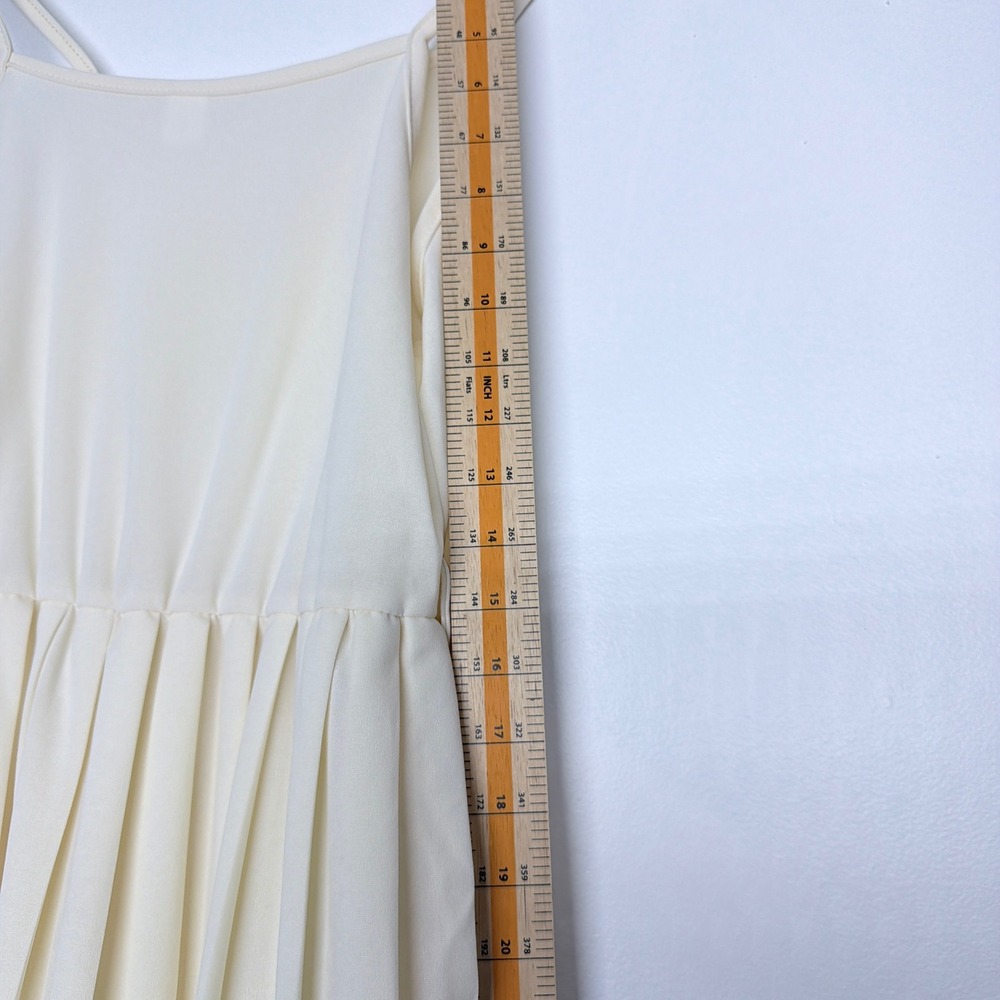 SHEIN Teen Off White Pleated Dress and Floral Bolero 2 Piece Set Size 15Y - Picture 8 of 10